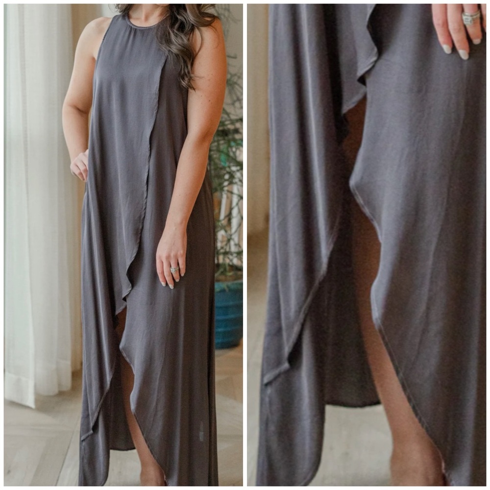 NWT STARKX Tulip Dark Grey Dress Sz M
